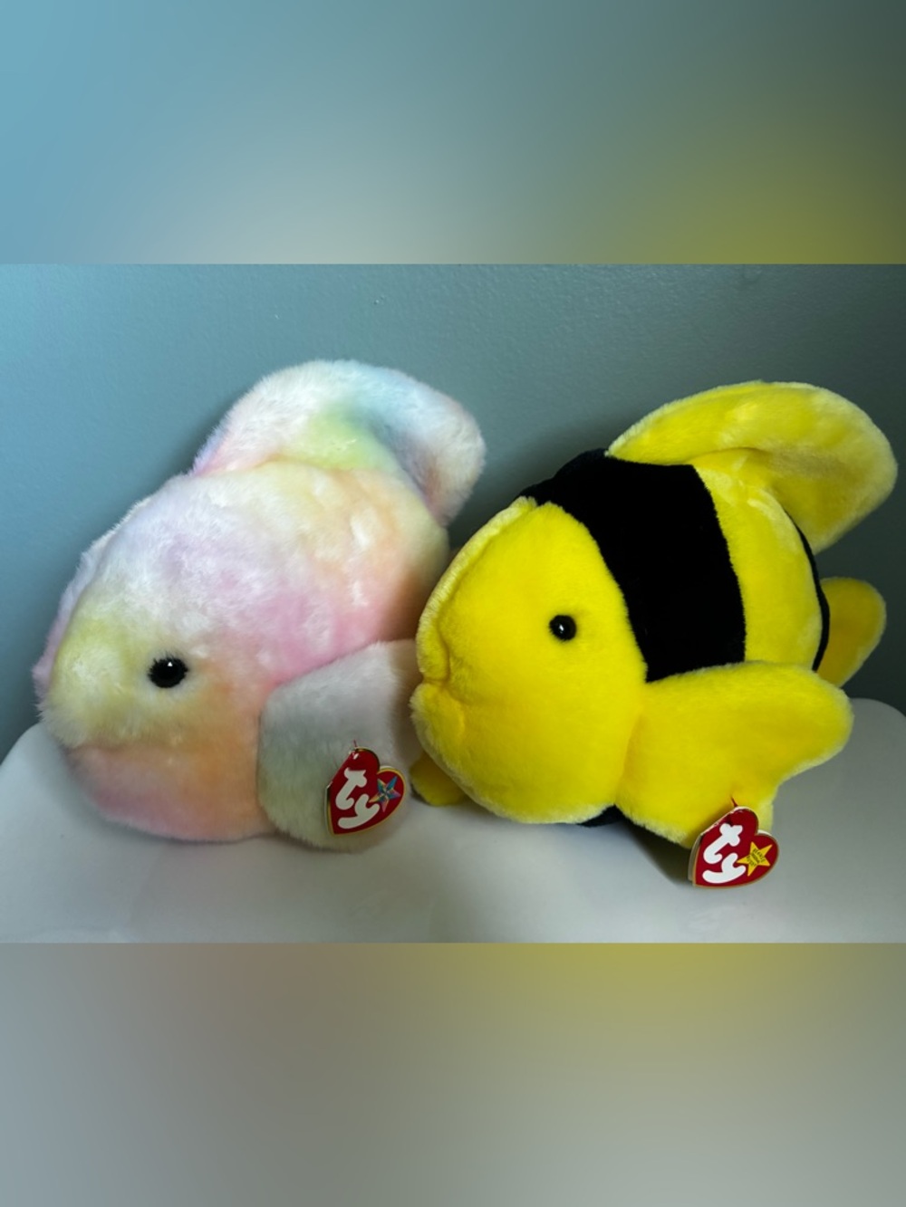 Ty Beanie Buddies Coral and Bubbles The Fish